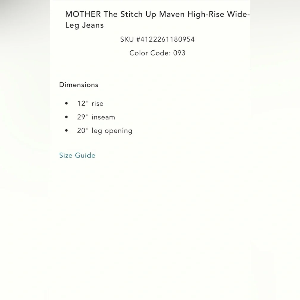 Mother Jeans Nip it in the bud 27 NWT - Picture 9 of 13